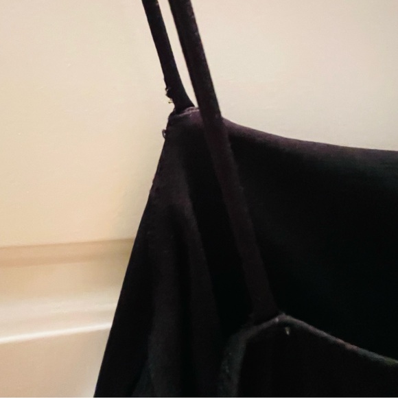 NWT ZARA Black Sleeveless Minimalist Midi Dress - Picture 5 of 9